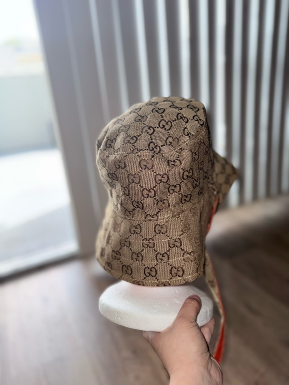 The North Face Gucci Monogram Bucket Hat in Brown - Picture 4 of 7